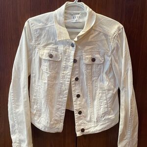 Elle White Jean Jacket
